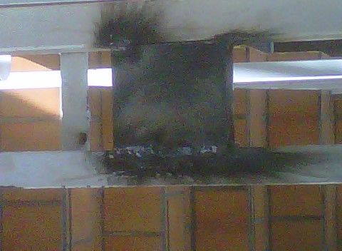 Ajustando caja a la herreria