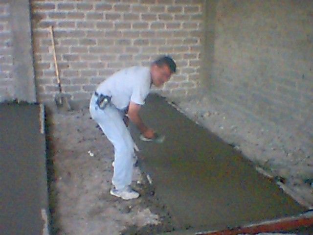 Piso concreto de 4