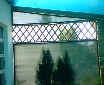 policarbonato y herreria en balcon