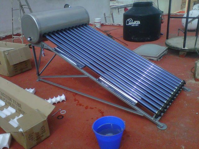 Instalando calentador