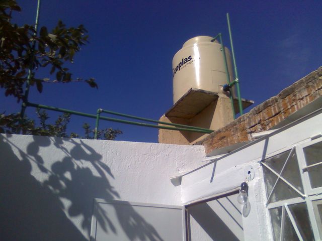 Instalación tinaco, fabricación de base.